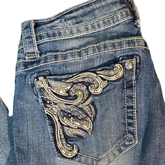 MISS ME SKINNY FIT LOW RISE JEANS (28W/32L) - Picture 5 of 14